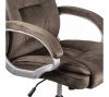КРІСЛО BARSKY SOFT MICROFIBER BROWN SOFT-02 - фото 5