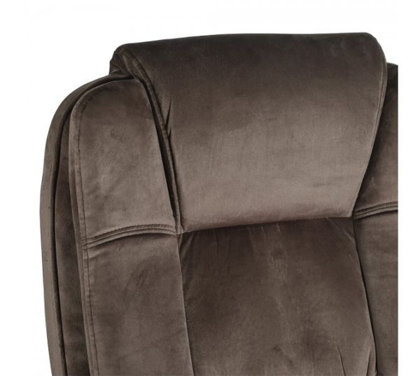 КРІСЛО BARSKY SOFT MICROFIBER BROWN SOFT-02 - фото 4