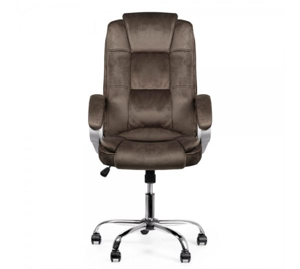 КРІСЛО BARSKY SOFT MICROFIBER BROWN SOFT-02 - фото 3