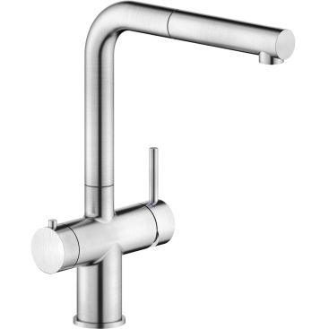 Змішувач для кухні LV129117/3VIX (Inox brushed) з підключенням фільтру NOBILI