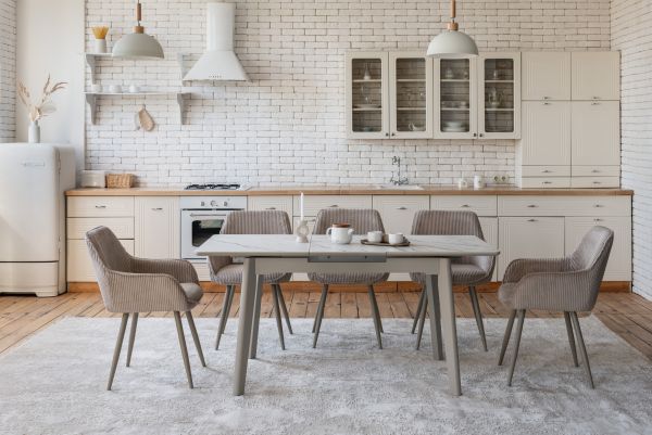 Керамический стол TM-76 голден сенд + тёплый песок - фото 5