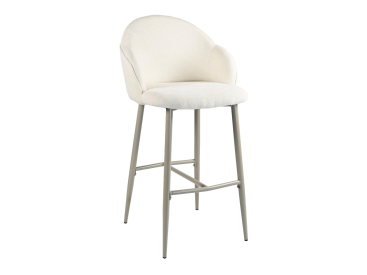 Напівбарний стілець B-236 маршмеллоу + капучино