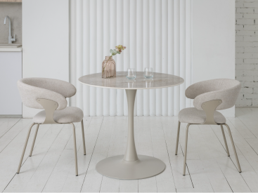 Стіл обідній T-325 містік грей + капучино