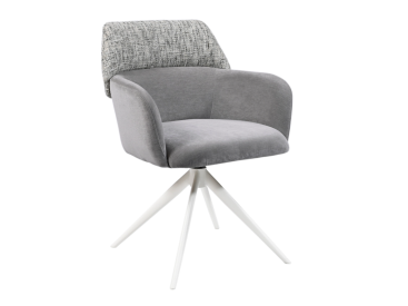 Стілець поворотний R-165 прованс + білий