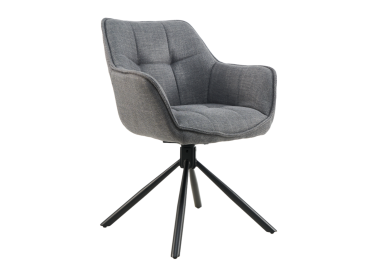 Стул поворотный R-69 серый + черный