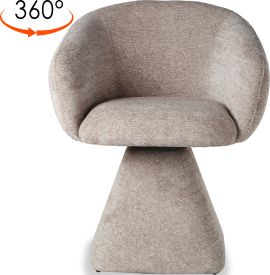 Eva Cтілець обідній з підлокітниками, Pitch chic поворотний 360° (13972)