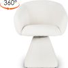 Eva Cтілець обідній з підлокітниками, Savanna beige поворотний 360° (13971) - фото 6