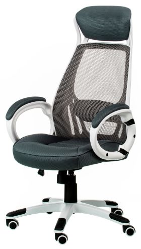 Кресло офисное Special4You Briz grey/white