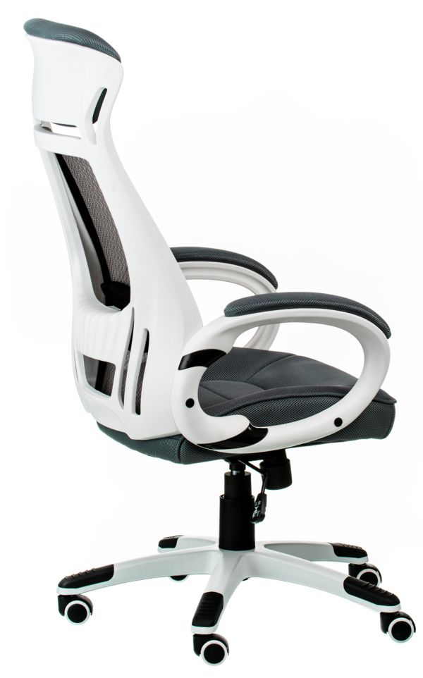 Кресло офисное Special4You Briz grey/white - фото 4