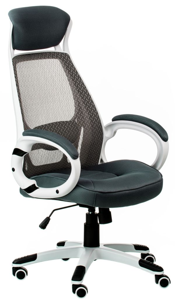 Кресло офисное Special4You Briz grey/white - фото 5