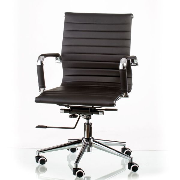 Крісло офісне Special4You Solano 5 artleather black - фото 2