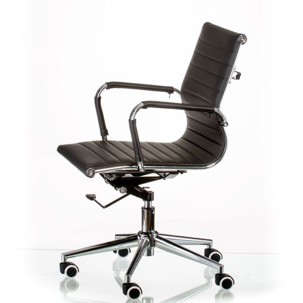 Крісло офісне Special4You Solano 5 artleather black - фото 3