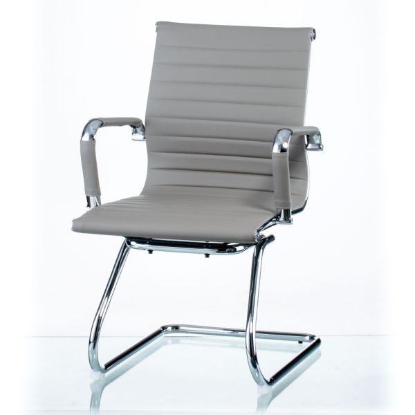 Крісло офісне Special4You Solano office artleather grey - фото 7