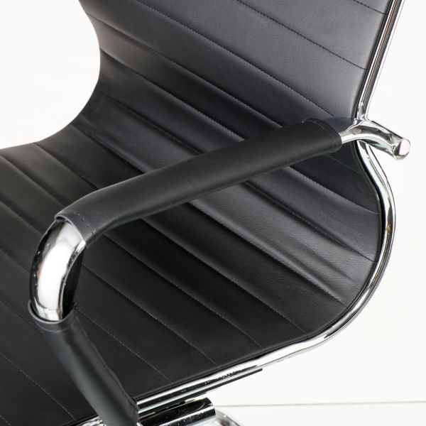 Крісло офісне Special4You Solano 2 office artleather black - фото 3