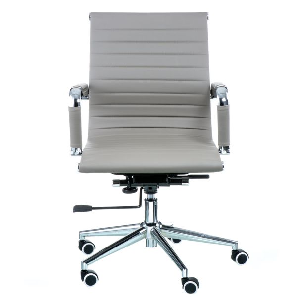 Крісло офісне Special4You Solano 5 artleather grey - фото 12