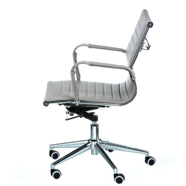 Крісло офісне Special4You Solano 5 artleather grey - фото 8