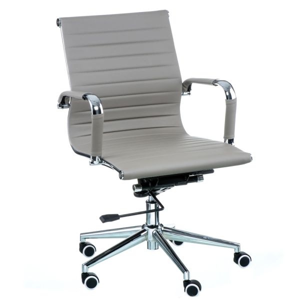 Крісло офісне Special4You Solano 5 artleather grey - фото 10