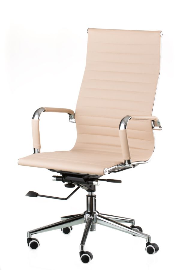 Кресло офисное Special4You Solano artleather beige - фото 10