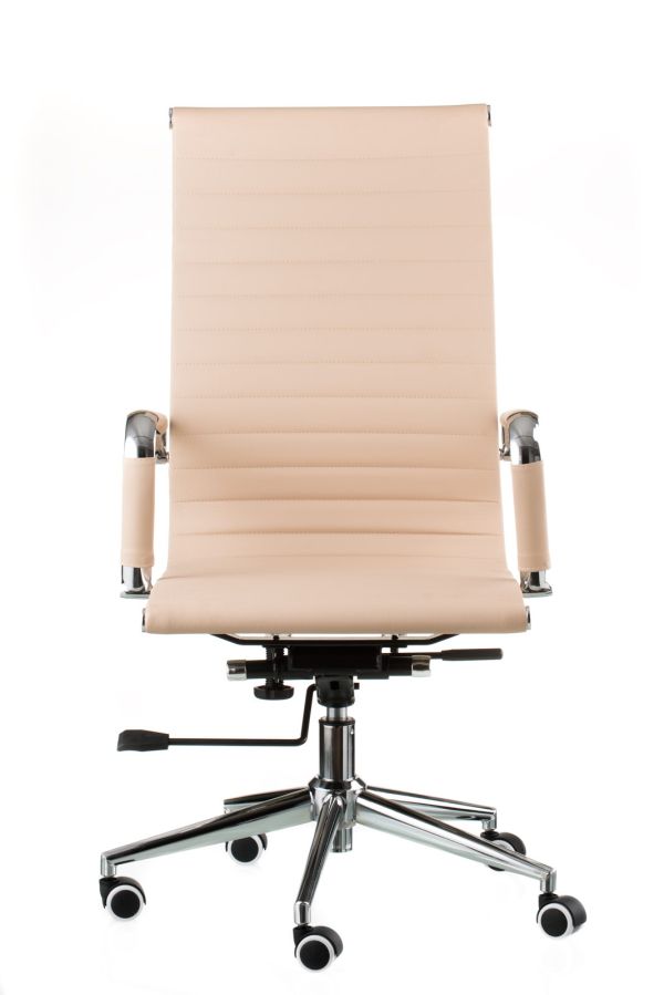 Кресло офисное Special4You Solano artleather beige - фото 9