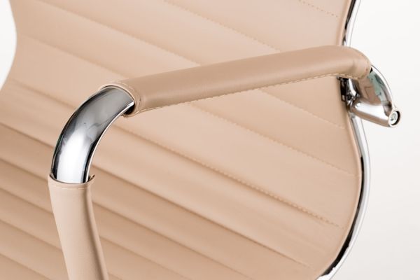 Кресло офисное Special4You Solano artleather beige - фото 6