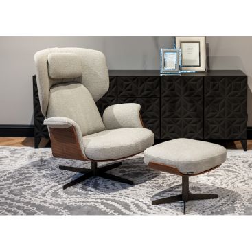 Кресло OLOS bergère и пуф