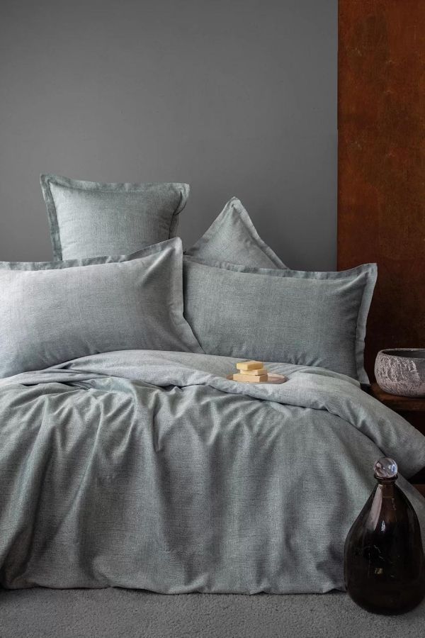 Комплект постільної білизни Issimo Home OYSTER Exclusive жаккард євро