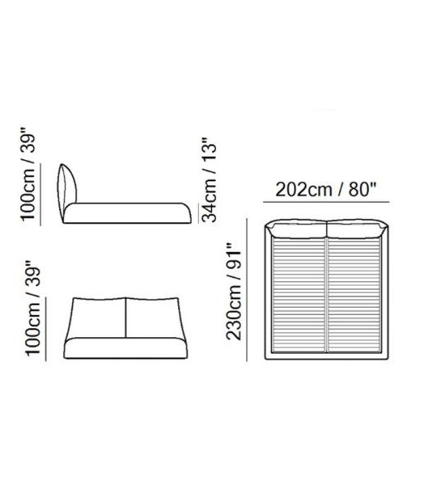 Кровать LUNARE LE00