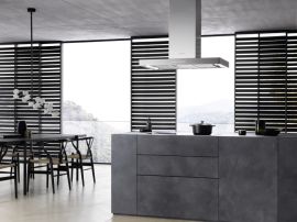 Витяжка кухонна острівна Miele PUR98D нерж.сталь