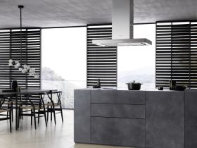 Витяжка кухонна острівна Miele PUR98D нерж.сталь