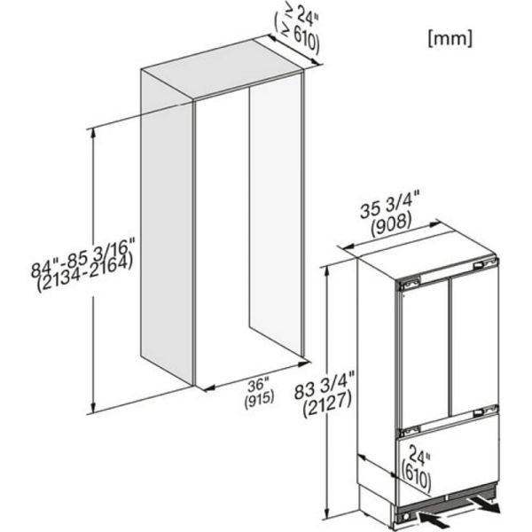 Холодильник вбудований Miele KF 2981 Vi - фото 7