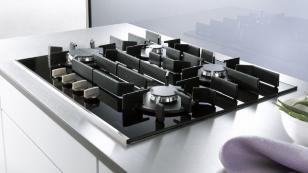 Варильна поверхня газова на склі Miele KM 3010 - фото 2