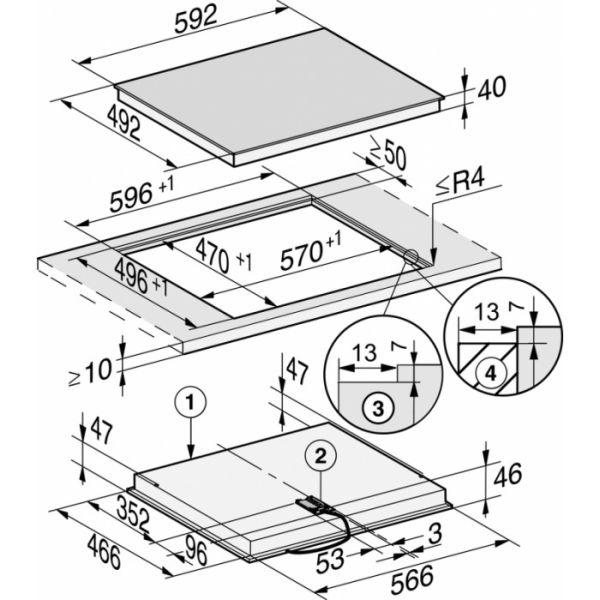Варильна поверхня Hi-Light Miele KM 6520 FL - фото 2