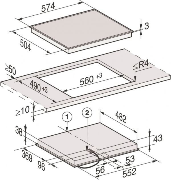 Варильна поверхня Hi-Light Miele KM 6520 FR - фото 5