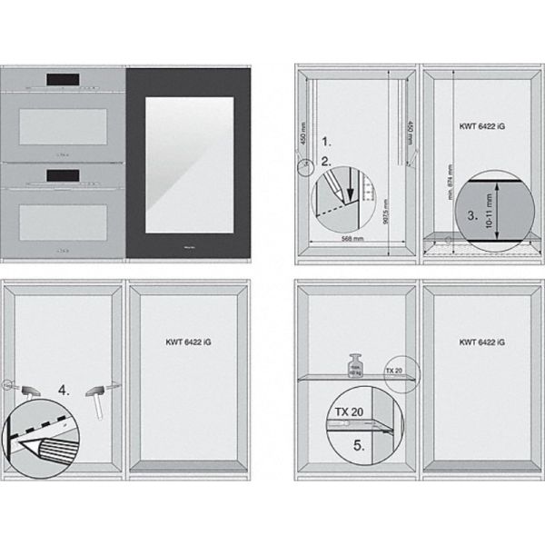Винный шкаф встроенный Miele KWT 6422 iG OBSW - фото 6