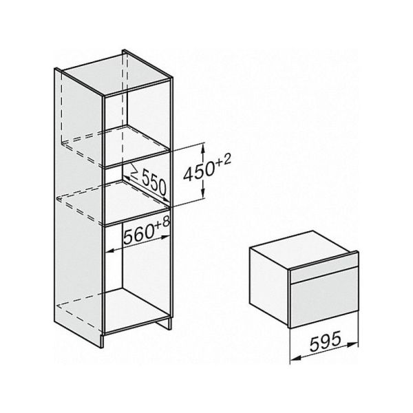 Духова шафа компактный с СВЧ Miele H 7840 BM GRGR - фото 4