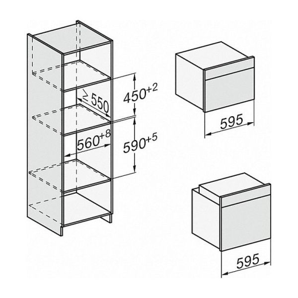 Духова шафа компактный с СВЧ Miele H 7840 BM GRGR - фото 7