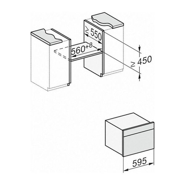 Духова шафа компактный с СВЧ Miele H 7840 BMX GRGR - фото 5