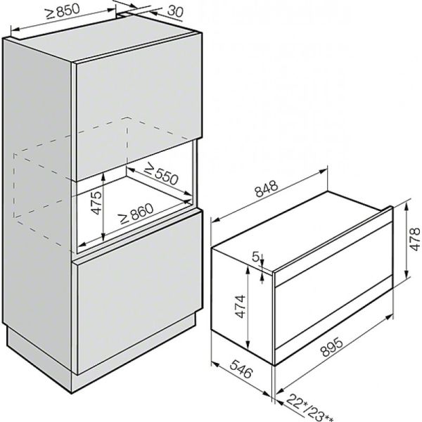 Духова шафа Miele H7890BP CLST - фото 6