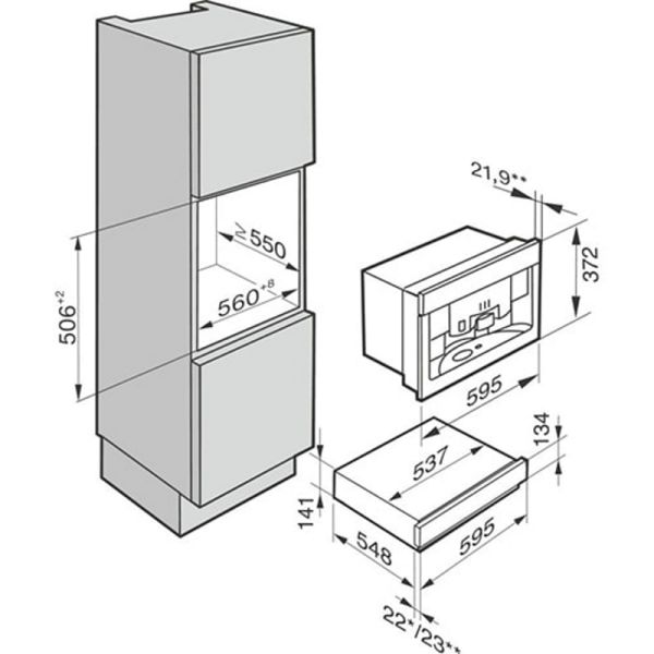 Підігривач їжи та посуду Miele ESW 7010 BRWS - фото 2