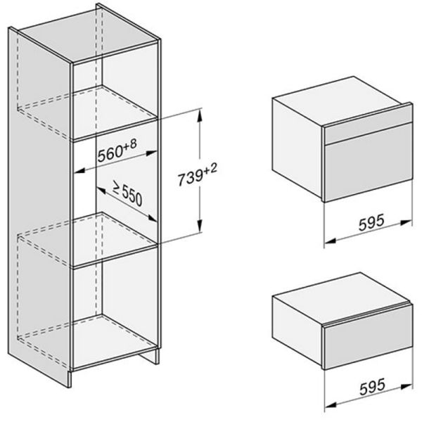 Підігривач їжи та посуду Miele ESW 7020 BRWS