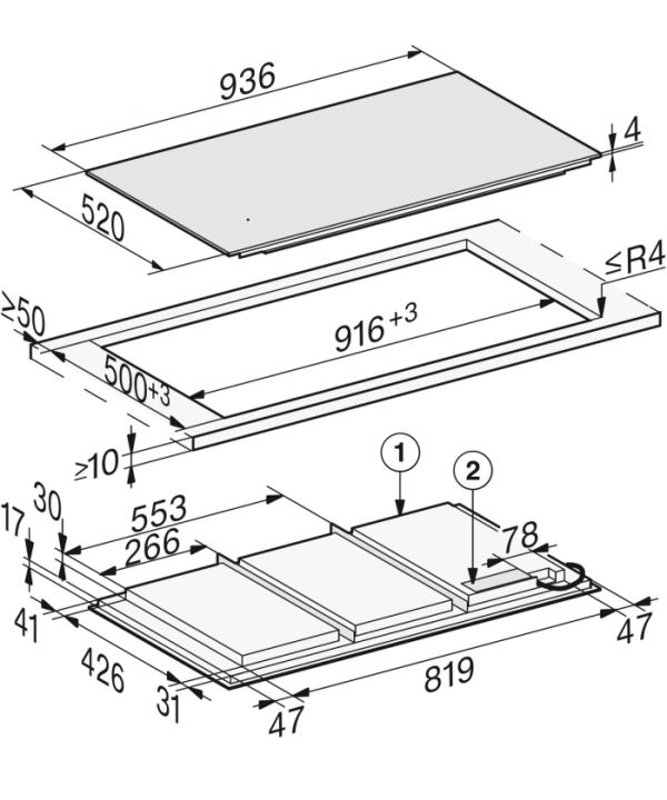 Варильна поверхня індукційна Miele KM 7897 FL - фото 6