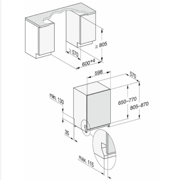 Посудомийна машина вбудована Miele G 5260 SCVi - фото 9