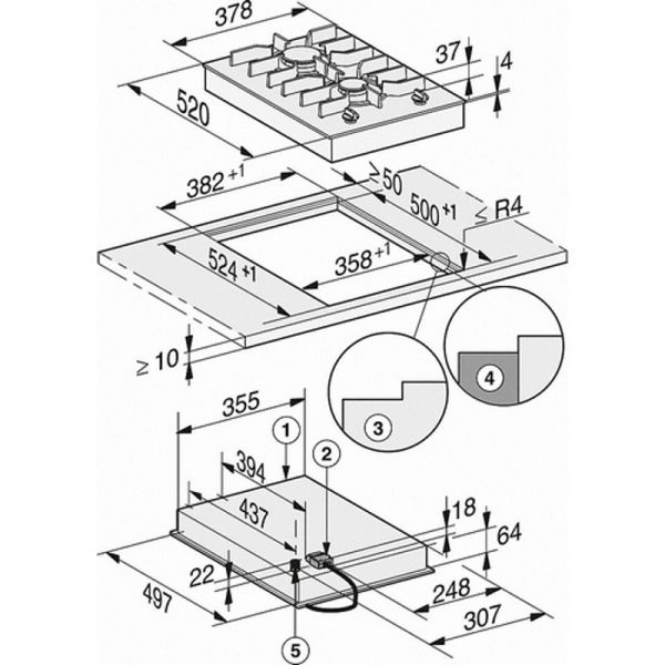 Варильна поверхня газова Miele CS 7102-1 FL - фото 7