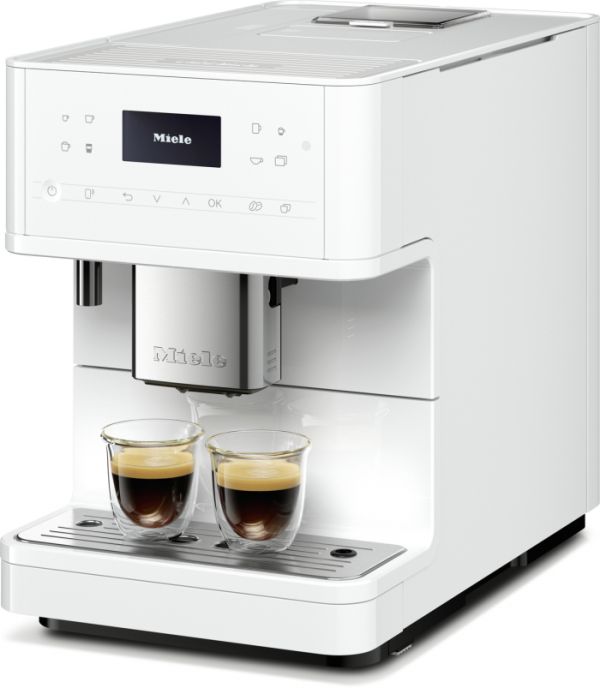 Кавомашина Miele CM 6160 діамантовий білий