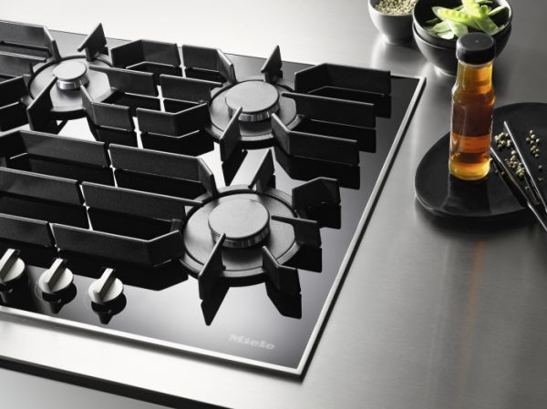 Варильна поверхня газова на склі Miele KM 3054-1 - фото 3