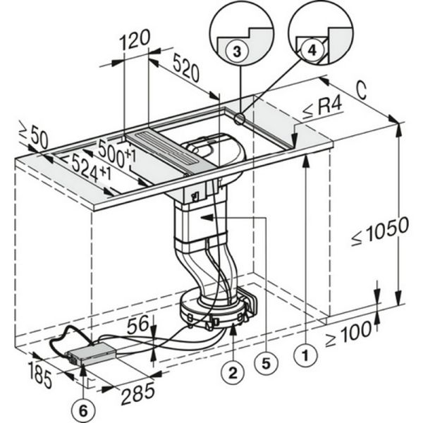Витяжний модуль Miele CSDA 7001 FL - фото 2