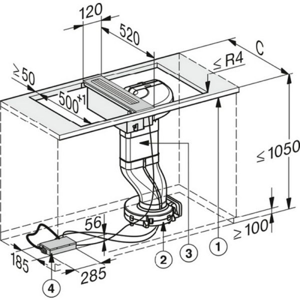 Витяжний модуль Miele CSDA 7001 FL - фото 3