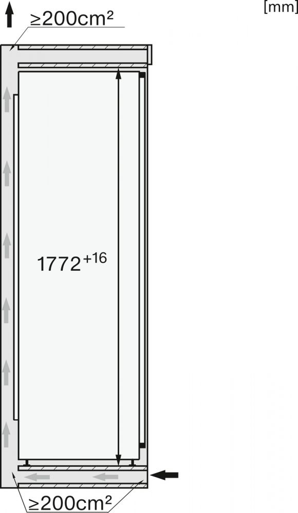 Холодильник вбудований Miele K 7774 D - фото 4