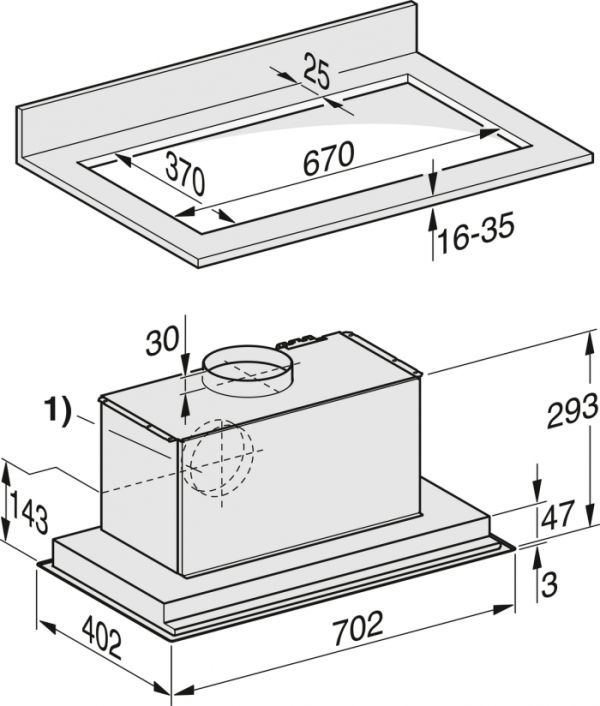 Витяжка кухонна Miele DA 2578