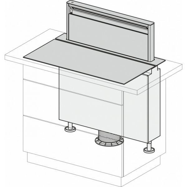 Витяжка вбудована в стільницю Miele DAD 4840 Levantar - фото 5